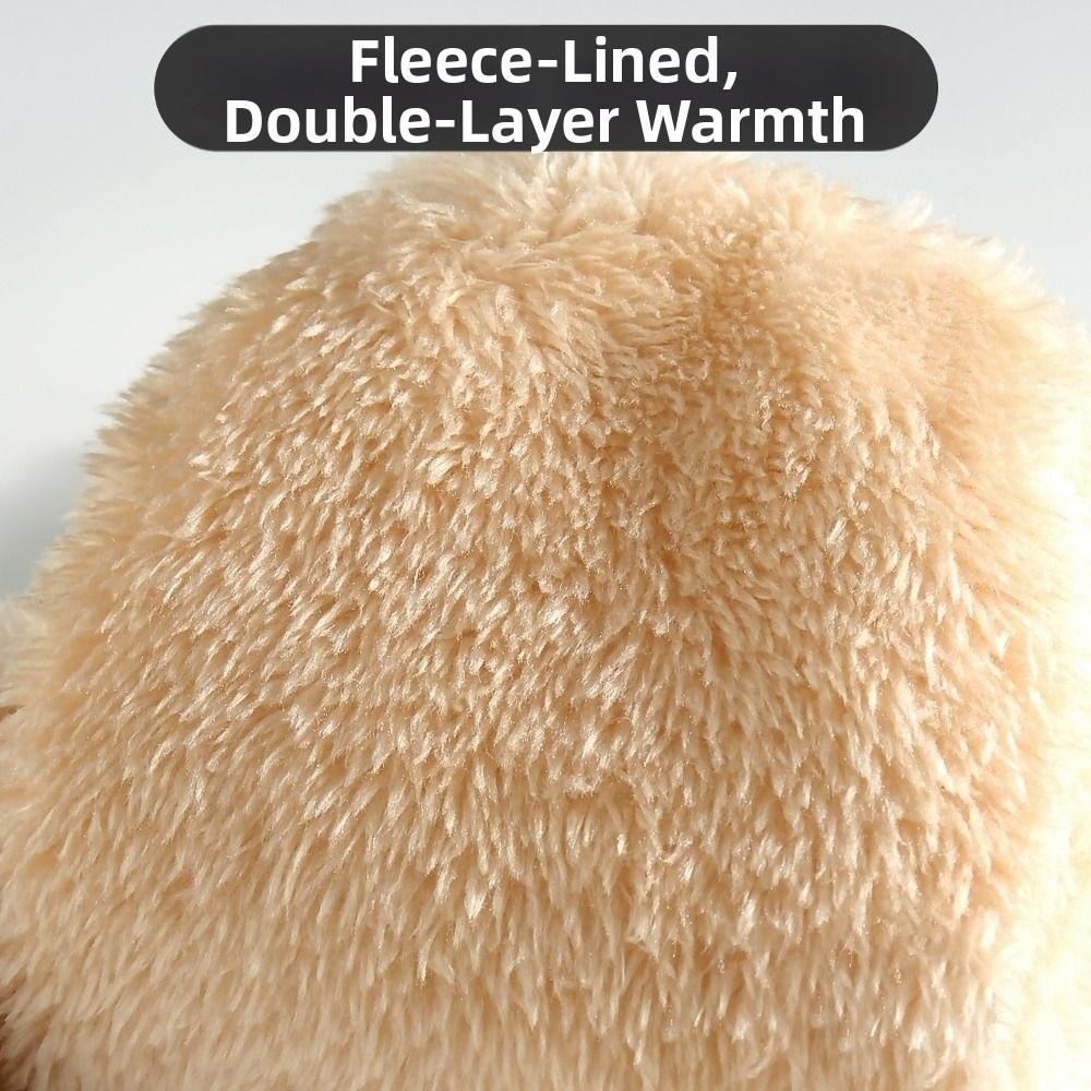 Lamb Velvet Thermal Gloves Double Layer Touchscreen Gloves New Winter Gloves  for Men Women