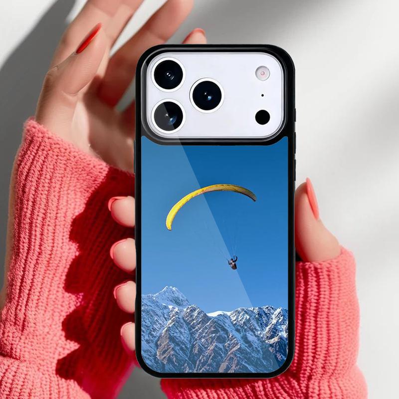 Paragliding Sport Phone Case for iPhone 17 Air 16e 15 14 13 Pro Max Back Cover for 12 11 Pro Coque