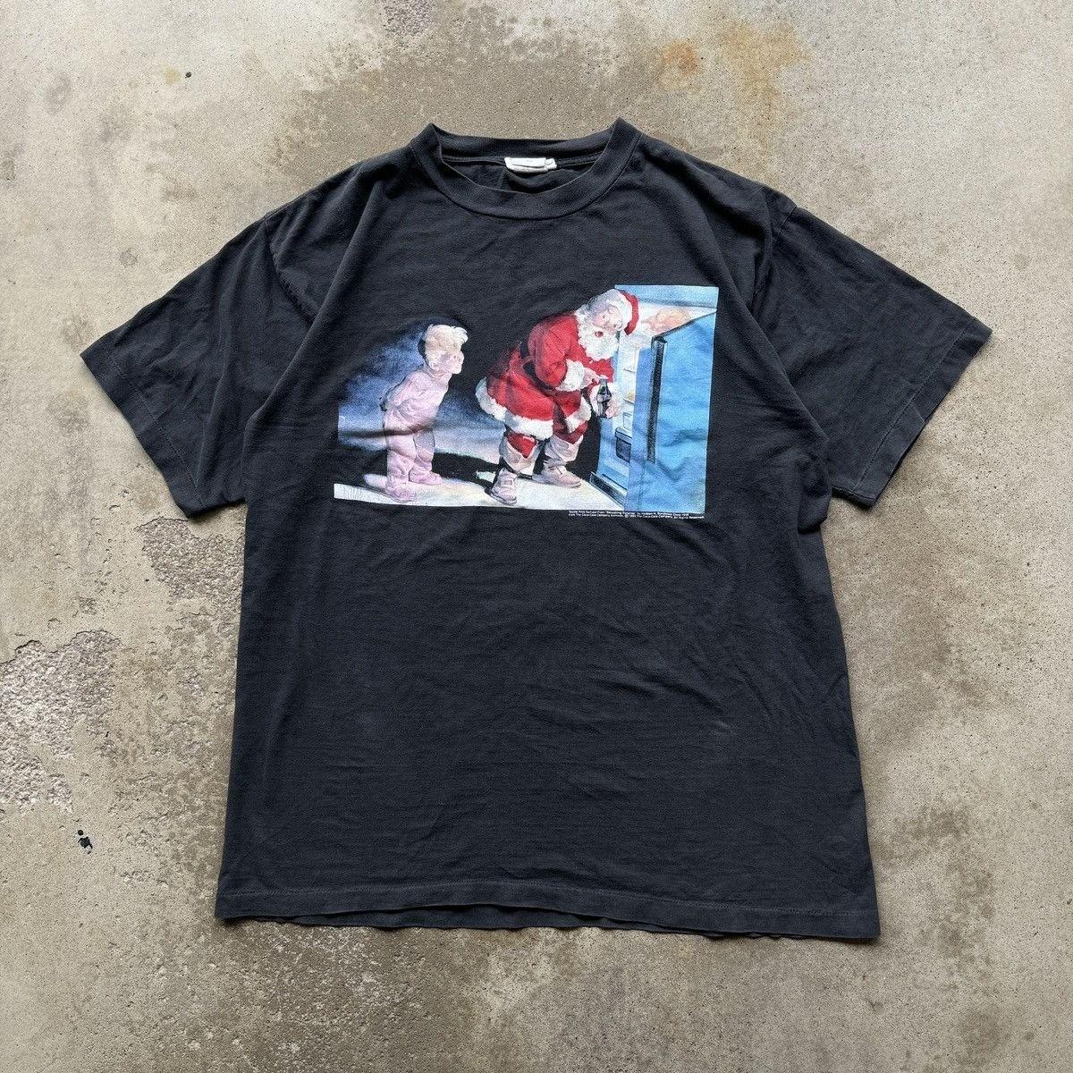 Retro COLA CHRISTMAS PROMO SANTA Unisex Tee S-5XL XXXL