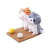 Doll Ornaments Toy Figures Cute Cat Phone Holder Cat Desk Holder Action Figures Lazy Holder