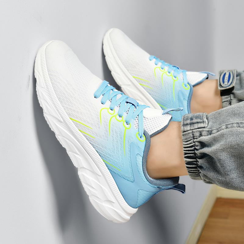 Mens Running Shoes Luxury Shoes  Outdoor Sneakers Cushioning Breathable Mesh Off Road Trainer Shoes Race Non Slip Fashion