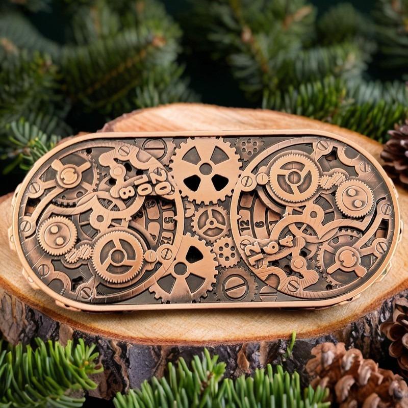 

Fidget Roller Spinner 7 in 1 Gear Double Disc Fingertip Sprockets Rotating Flywheel Metal EDC Relieve Stress Relief Toy Anxiety