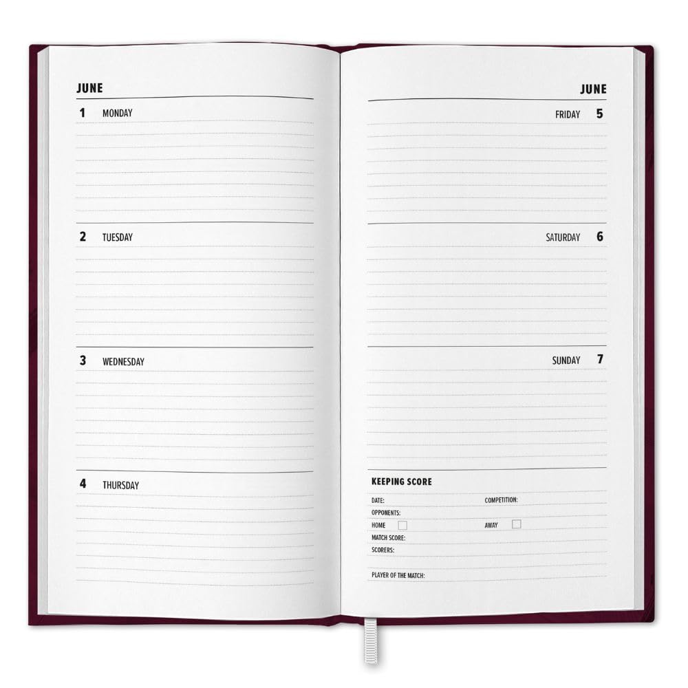 Aston Villa FC 2026 Slim Diary