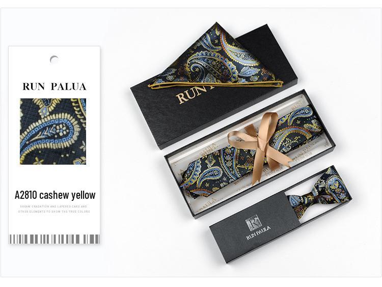 Erkek Resmi Papyon ve Cep Mendili Seti - Profesyonel Giyim İçin Zarif Takım Elbise Aksesuarları