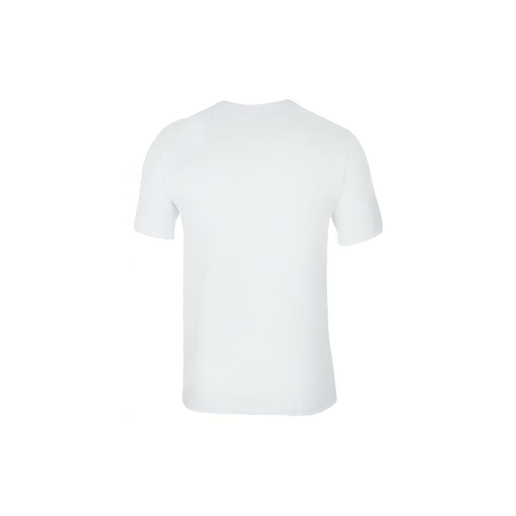 Jordan T Shirts Men's White Crew Neck Moderate Straight Fit CD2607-100