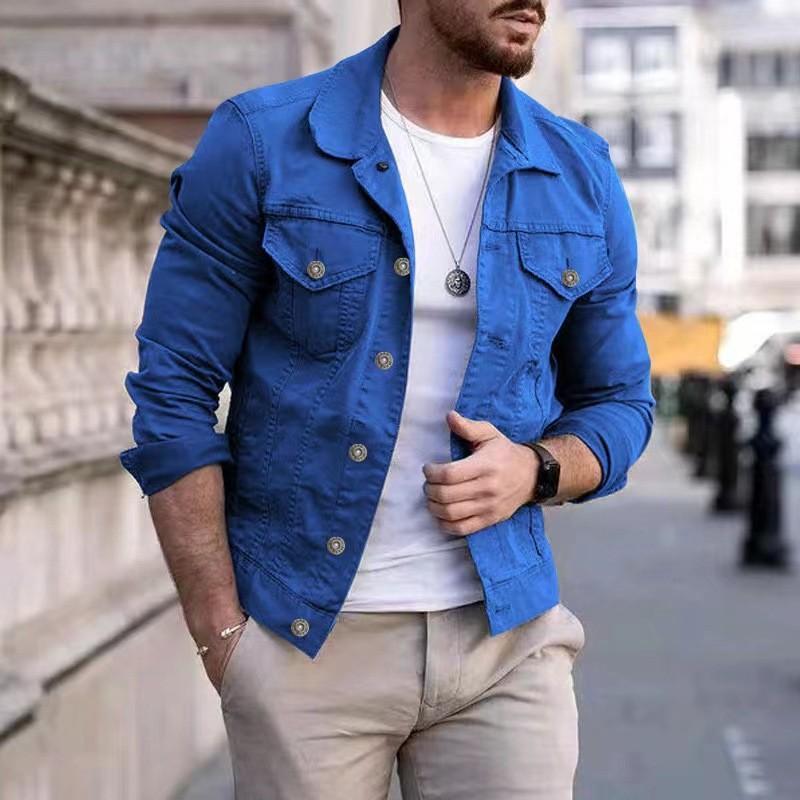 Spring Autumn Mens Casual Jacket With Breathable Cotton Fabric For Youth Sports And Outdoor Wear