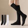 1 Pair Loose Socks Solid Color Women Retro Tube Socks Japanese Style Long Socks Autumn Winter