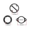Gaskets Washers 3 Pieces/ Set Black Long Service Life Plastic Sophisticated