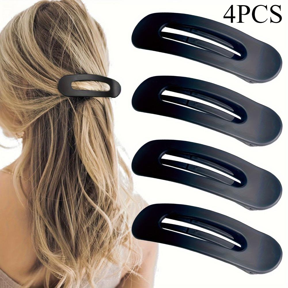 

4 шт. однотонная заколка для волос/заколка для рукава сбоку, заколка для челки, элегантные аксессуары для волос для женщин на каждый день