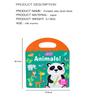 Early Childhood Education Scene Sticker Book Focus Cultivation Quiet Sticker Book Enlightenment Puzzle Cognitive Book For Kids