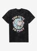 Bee And Puppycat Too Cute To Poot Mineral Wash T-Shirt