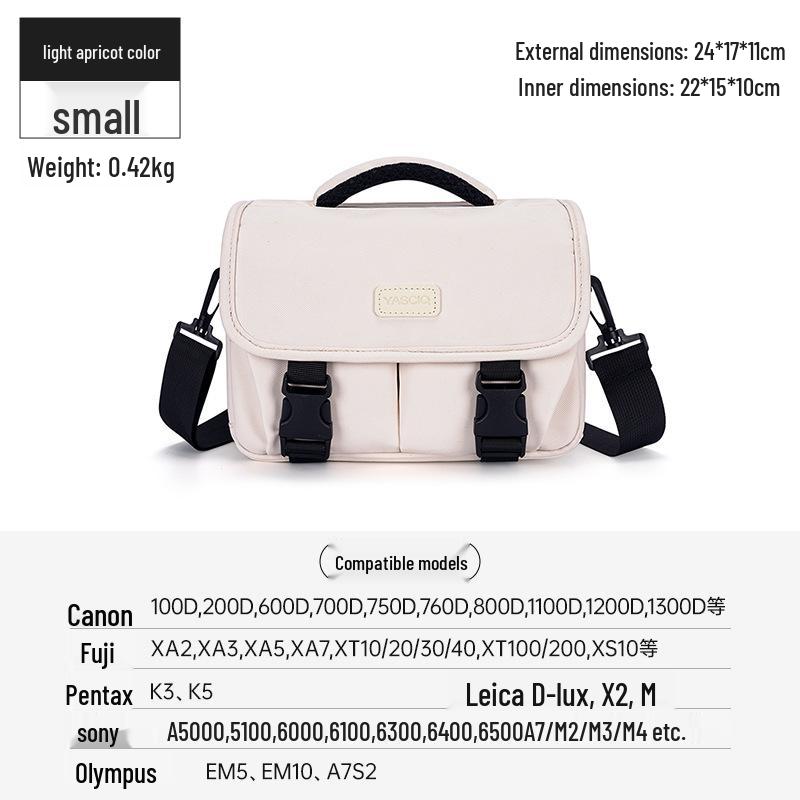 DSLR & Mirrorless Single Shoulder Camera Bag for Fujifilm XS10/XT100, Sony, EOS