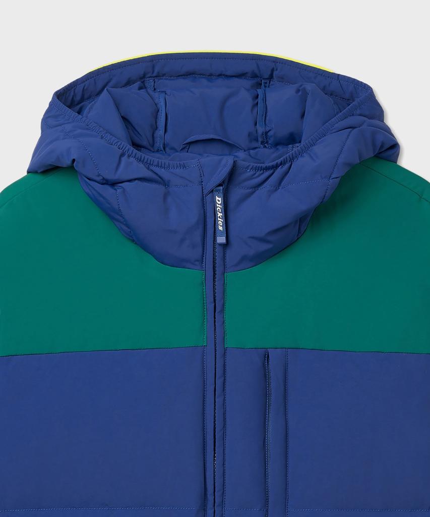 Dickies Relaxed Color Block Padded Jacket Sodalite Blue