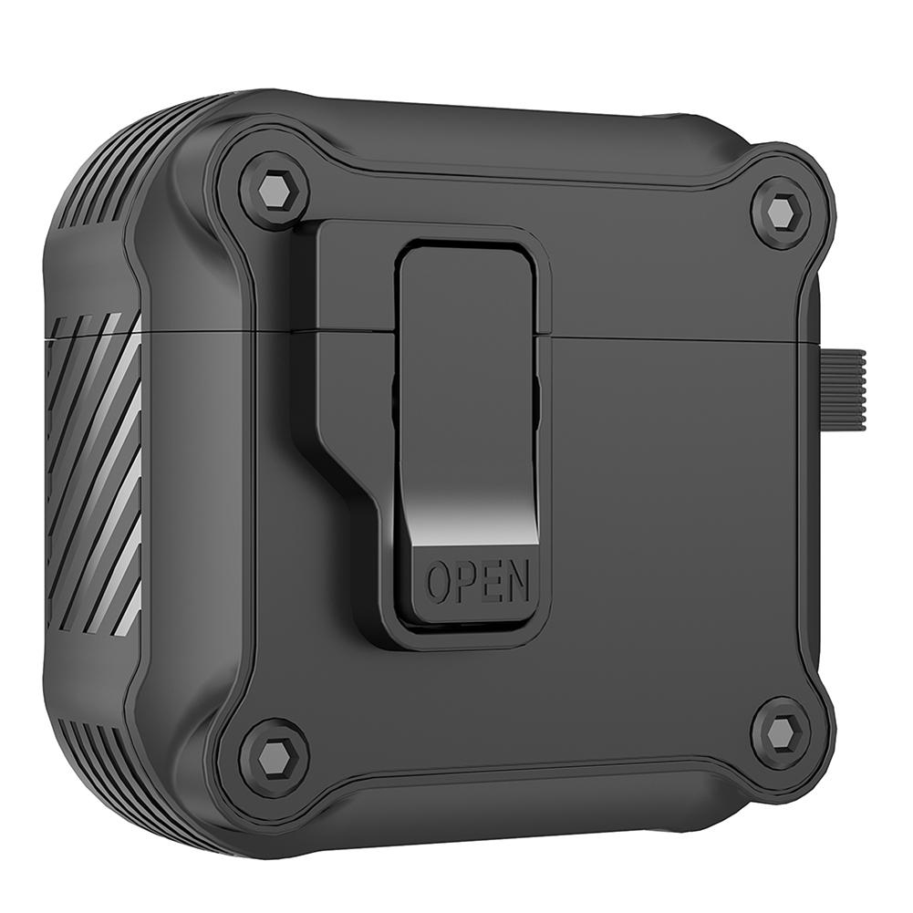 Lock Case for AirPods 4 Cover Protective Skin Case with Secure Lock Clip Earbud Case Cover for Airpod 4th Gen Charging Case 2025