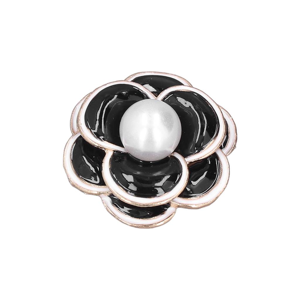 Brooch Pin Camellia Shape Unique Exquisite Design Decorative Clothes Decoration Accessories
