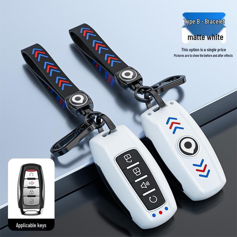 19-21 New Great Wall Cannon Key Fob Cover: Premium Metal Shell, Fits 2.0T Pickup, Personalized Design