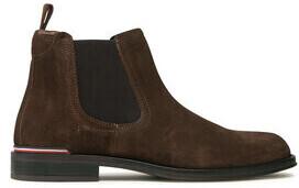 Boots Tommy Hilfiger Core Rwb Hilfiger Suede (FM0FM04757) (FM0FM04757-GT6) Cocoa
