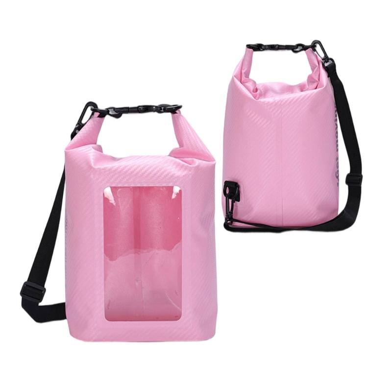 Splashes Proof Dry Bag With Transparents Window Durability Waterproofed Pouches for Fishing Snorkeling Trip