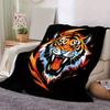 1pc Domineering Tiger Home Decor Blanket Gift for Room Bedroom,Living Room, Travel, Camping, Car Blankets