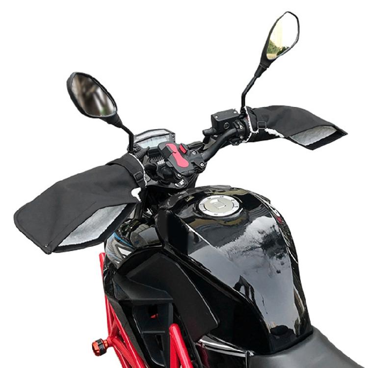 Protective Motorcycle Thick Warm Handlebar Muff Grip Handle Bar Rainproof Gloves