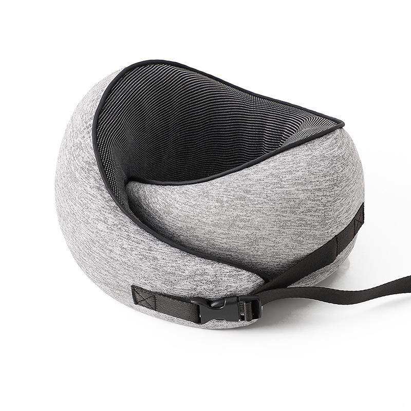 Memory Foam U-shaped Pillow Portable Travel Neck Pillow Car and Airplane Head Support Pillow Office Lunch Break Pillow