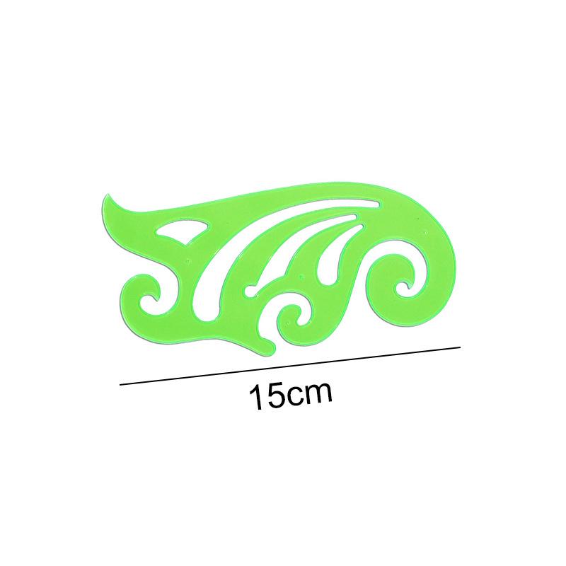 Curved Multifunctional Template Ruler for Art, Architecture, Manga & Interior Design