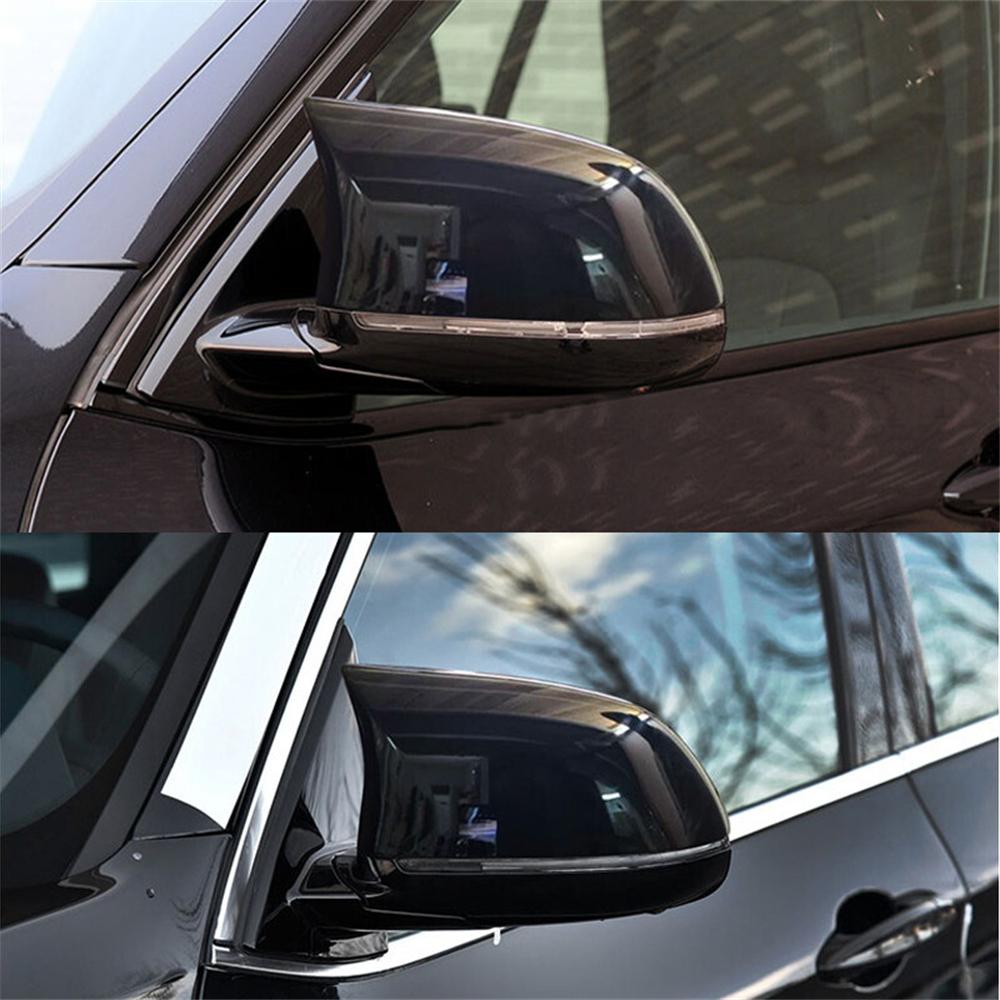 

M Style Side Mirror Cover Caps For BMW X3 F25 X5 F15 X6 F16 2014-18 Gloss Black