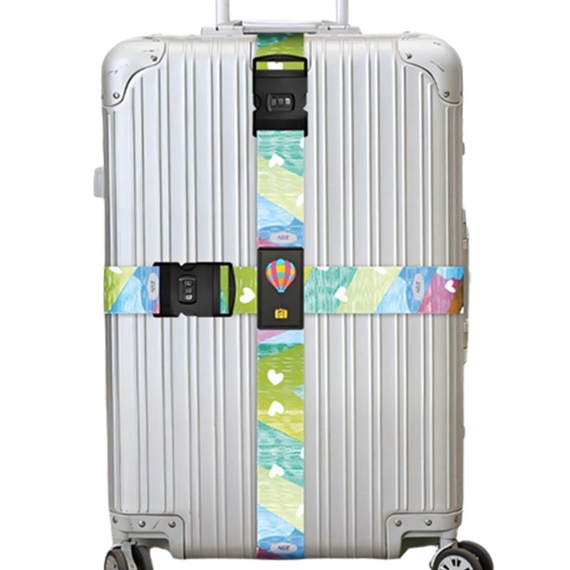 Adjustable Tie Down Packing Straps for Luggage with Password Lock Keep Your Belongings Secure and Organized