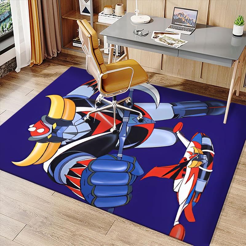 UFO Robo Grendizer2 Printed Absorbent Washable Carpet, Non-Slip Bathroom Mats, Kitchen Rugs, Yoga Mat,Living Room Entrance, Camping Picnic Rugs