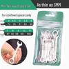 Stainless Steel 3mm Ultra-Thin Open-End/Box-End Double-Headed Mini Combination Wrench Set