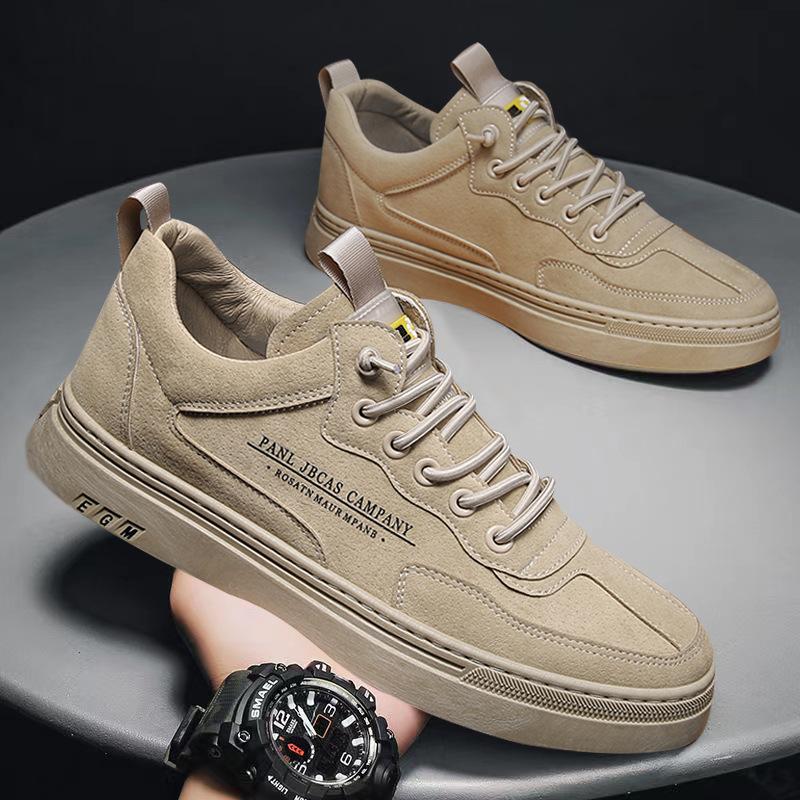Men's Shoes Spring Labor Protection Waterproof Versatile Casual Work Shoes Thick Soled Men's Board Shoes 2025 New Edition