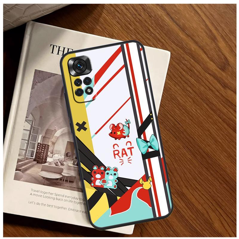 Anime Hololive Case For Xiaomi Redmi Note 13 Pro 8 9 10 11 12 Pro 12S 11S 10S Redmi 12 10C 12C 13C Coque