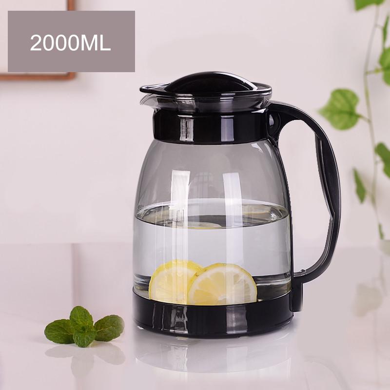2000Ml 2800MLHeat Resistant Explosion-Proof Glass Water Cup Cold Kettle Heated Container Tea Pot Good Clear Juice Jug Teapot