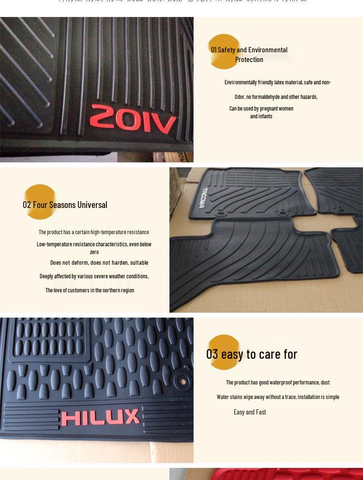 Original Latex Floor Mats for Toyota RAIZE - Custom Fit