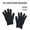5A Grade Cut-Resistant Steel Wire Reinforced Black Glove for Outdoor Protection