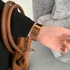Star Velvet Genuine Leather Bracelet For Apple Watch Band S11/10/9/8/7/6/5/Ultra iWatch Strap 49/46/45/44/42/41/40/38mm Elegant