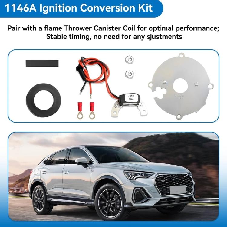 Electronic Ignition Conversion Kit Modification Accessory for 4 Cylinder
