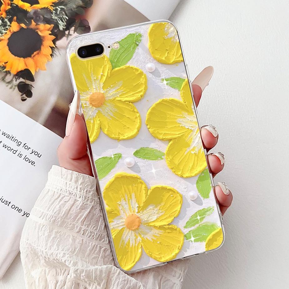 For Apple iPhone SE 2020 Case Popular Fashion Painted Cover 4.7'' Soft Silicone Phone Case For iPhone SE 2022 iPhoneSE 2020 Bags