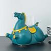 Chinese Style Horse Tissue Storage Box Figure Model Zodiac Horse Model Toy Home Decoration