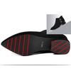 Women Boots Autumn Winter Martin Shoes High Heel Zip Pointed Toe Ankle  Fashion Patent-leather