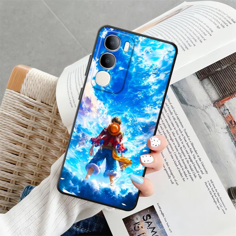 Phone Cover Case for Vivo Y52S Y93 Y71 Y91 Y75 Y81 Y50 Y95 Y51S Y78 V27 V21E V23 V25 V30 V29 Y53S Cool Zoro Anime