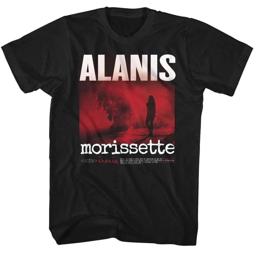 Alanis Morissette - Concert Stage - American Classics - Solid Black Adult Short M