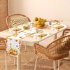 Fall Pumpkin Maple Leaf Linen Table Runner Placemat Thanksgiving Decor Autumn Sunflowers Kitchen Dining Table Runners Home Decor