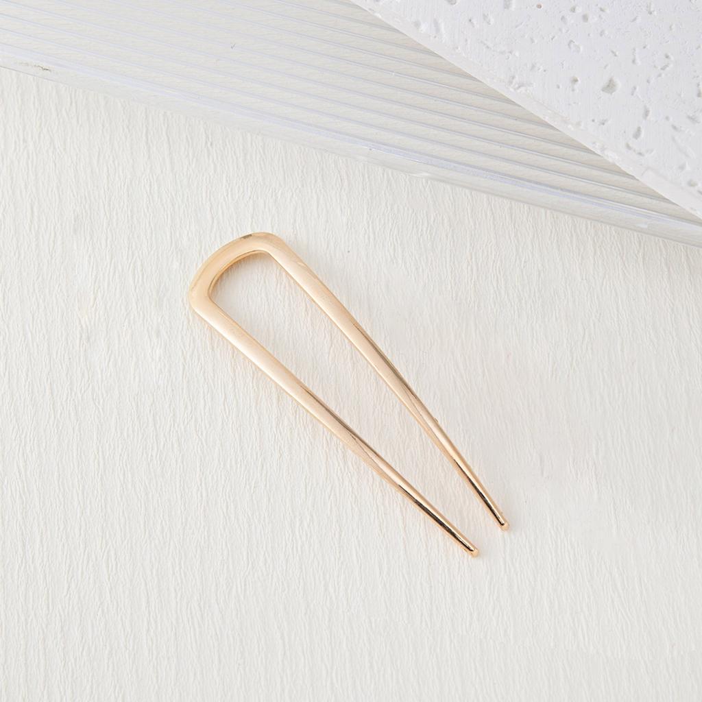 U Shaped Hair Pins For Thick Hair Metal French Twist Pins For Women Girls Elegant Large Hairstyle Accessories