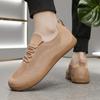 Breite Barfußschuhe für Damen Trendige Schwarze Mesh-Freizeit-Laufschuhe Atmungsaktiv Rutschfest Minimalistisch Lässig Breite Zehenbox Herrenschuhe