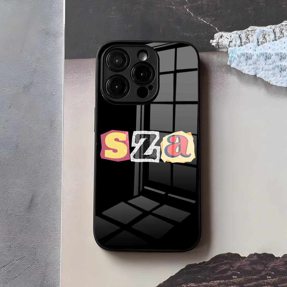 Singer SZA Lana Phone Case For IPhone 17 Air 16 E Pro Max 15 14 13 Mini 12 Pro 11 Max Plus Black Glass Cover