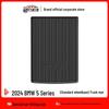 Compatible TPE Trunk Mat for 2024 BMW 5 Series: Eco-Friendly, Waterproof, Wear-Resistant, Carbon Fiber Pattern.