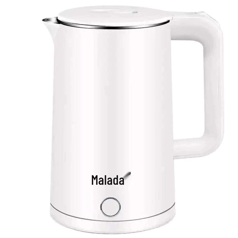 Wanlida Stainless Steel Electric Kettle, Food Grade, Hotel Use, Double Layer, Auto Power Off, Gift-Ready.