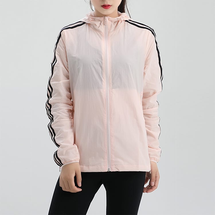Adidas Jackets Women's Pink Hooded Moderate Other GF0144