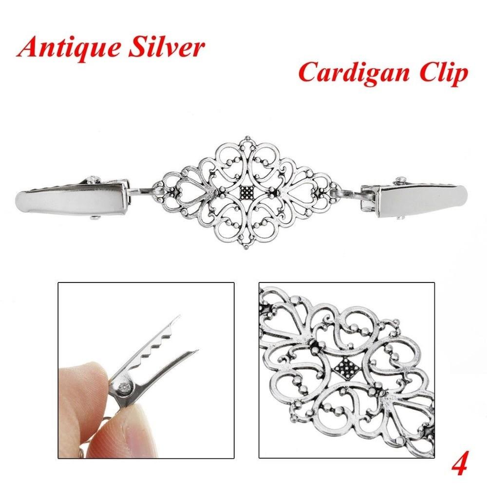 Fashion New Retro Winter Cardigan Clip Sweater Blouse Pin Shawl Brooch Duck Clip Clasps